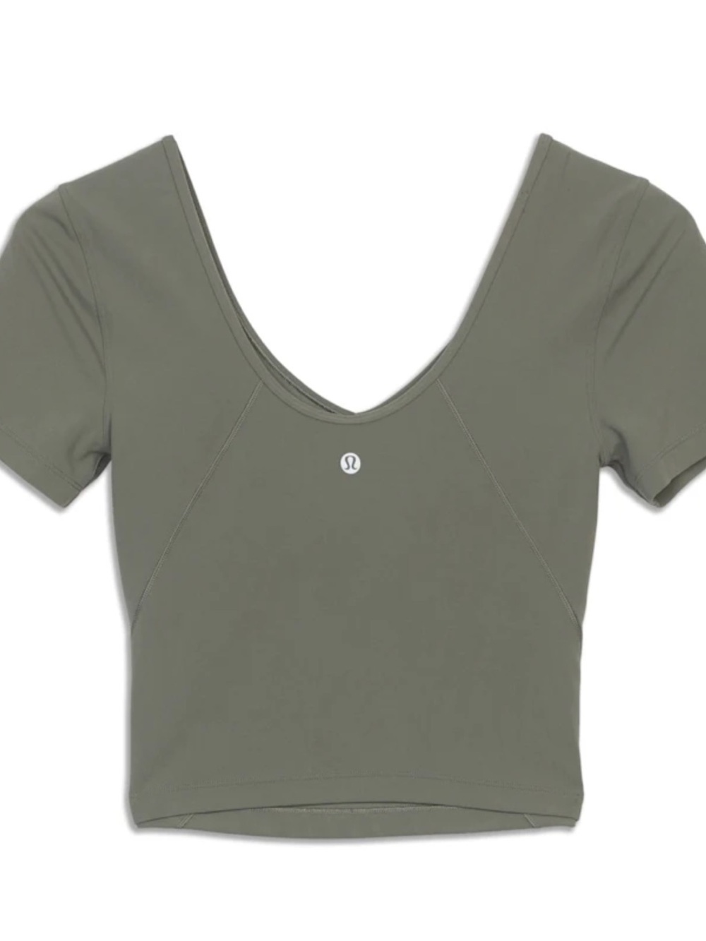 lululemon athletica Align Nulu Crop Tee Stretch